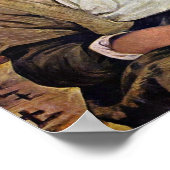 Eugene Delacroix - Waisenkind im Friedhof Poster (Ecke)