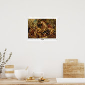 Eugène Delacroix Zedign Art Poster #11 (Küche)