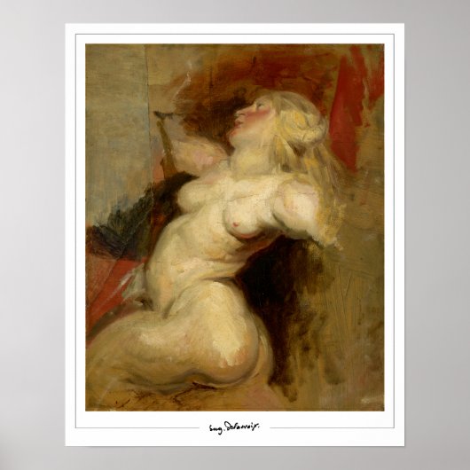Eugène Delacroix Zedign Art Poster #118 (Vorne)