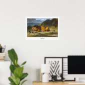 Eugène Delacroix Zedign Art Poster #157 (Heimbüro)
