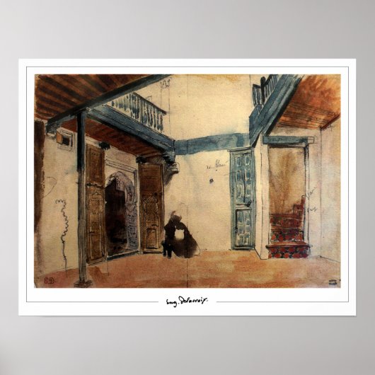 Eugène Delacroix Zedign Art Poster #339 (Vorne)