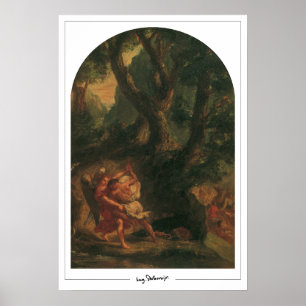 Eugène Delacroix Zedign Art Poster #426