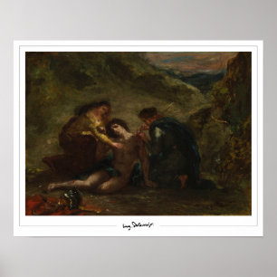 Eugène Delacroix Zedign Art Poster #589