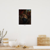 Eugène Delacroix Zedign Art Poster #590 (Küche)