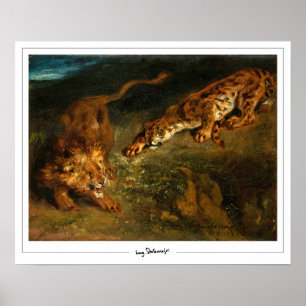 Eugène Delacroix Zedign Art Poster #637