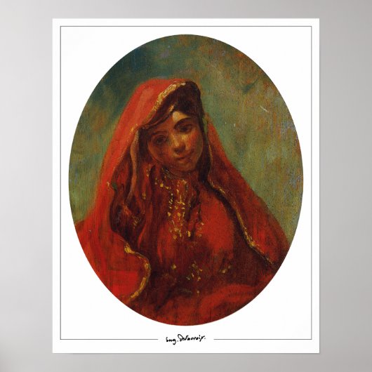 Eugène Delacroix Zedign Art Poster #674 (Vorne)