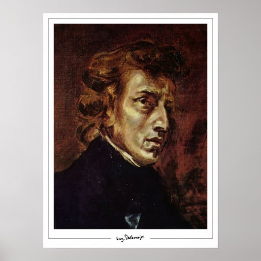 Eugène Delacroix Zedign Art Poster #694 (Vorne)