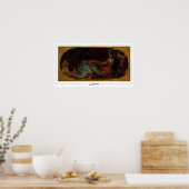 Eugène Delacroix Zedign Art Poster #699 (Küche)