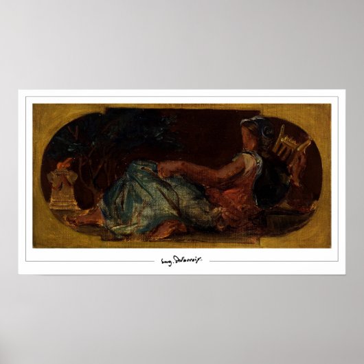 Eugène Delacroix Zedign Art Poster #699 (Vorne)