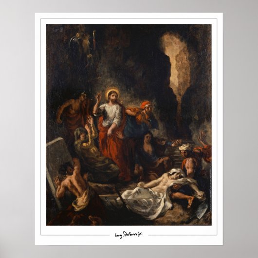 Eugène Delacroix Zedign Art Poster #747 (Vorne)