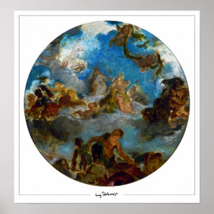 Eugène Delacroix Zedign Kunstposter #616 Poster