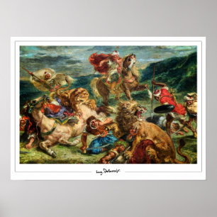 Eugène Delacroix Zedign Kunstposter #622 Poster