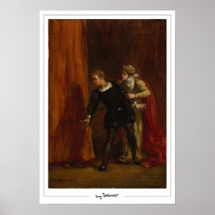 Eugène Delacroix Zedign Kunstposter #716 Poster