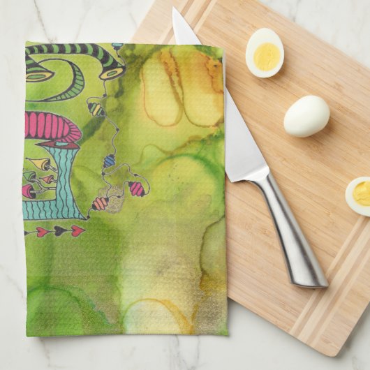 Eugene Geschirrtuch (Viertel Falte)