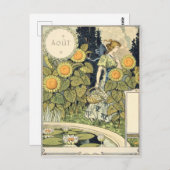 Eugène Grasset août Postkarte (Vorne/Hinten)