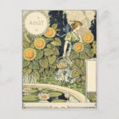 Eugène Grasset août Postkarte (Vorderseite)