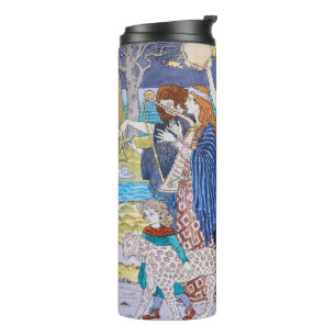 Eugene Grasset - Harmonie Dekoratives Panel Thermosbecher
