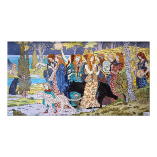 Eugene Grasset - Harmonie Dekorpanel Fotodruck