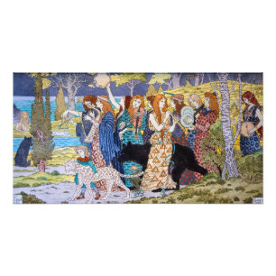 Eugene Grasset - Harmonie Dekorpanel Fotodruck