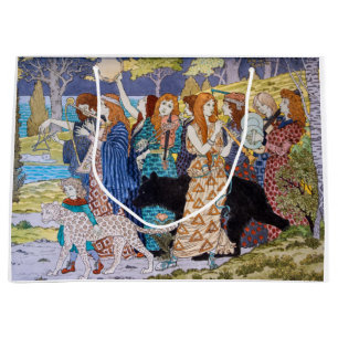 Eugene Grasset - Harmonie Dekorpanel Große Geschenktüte