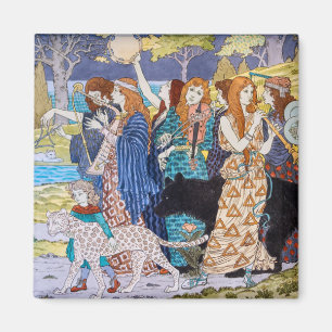 Eugene Grasset - Harmonie Dekorpanel Magnet