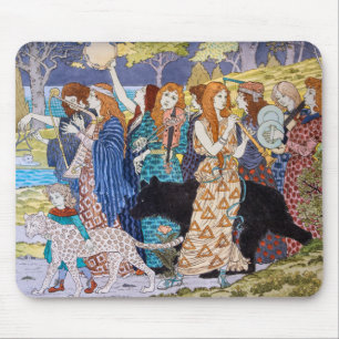 Eugene Grasset - Harmonie Dekorpanel Mousepad