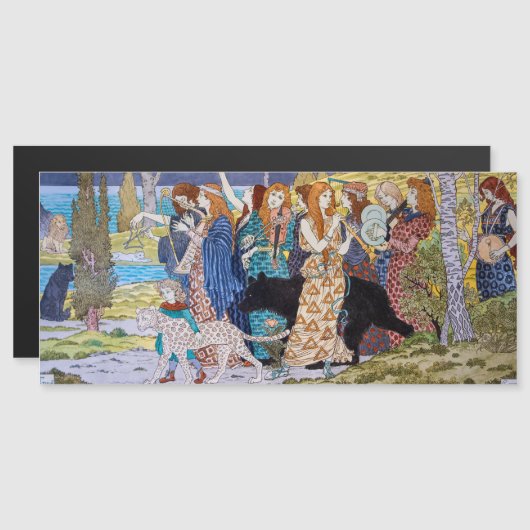 Eugene Grasset - Harmonische Magnetkarte (Vorne/Hinten)