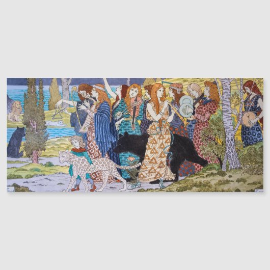 Eugene Grasset - Harmonische Magnetkarte (Vorderseite)