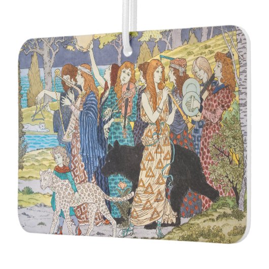 Eugene Grasset - Harmonisches Dekorationspanel Autolufterfrischer (Links)