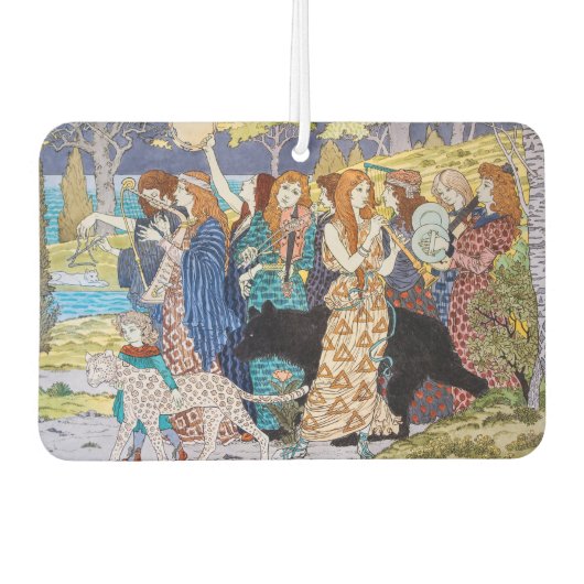 Eugene Grasset - Harmonisches Dekorationspanel Autolufterfrischer (Vorderseite)