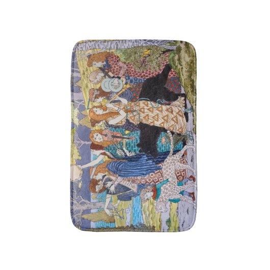 Eugene Grasset - Harmonisches Dekorationspanel Badematte (Vorderseite Vertikal)