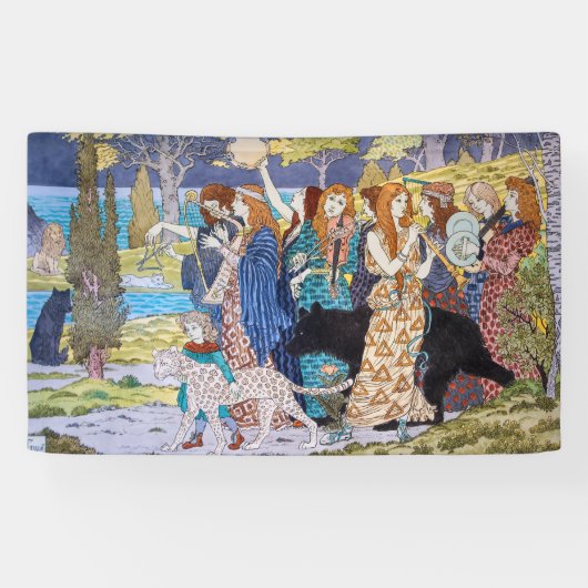 Eugene Grasset - Harmonisches Dekorationspanel Banner (Horizontal)