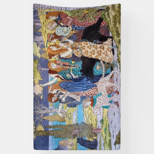 Eugene Grasset - Harmonisches Dekorationspanel Banner (Vertikal)