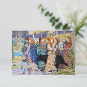 Eugene Grasset - Harmonisches Dekorationspanel Dankeskarte (Stehend Vorderseite)