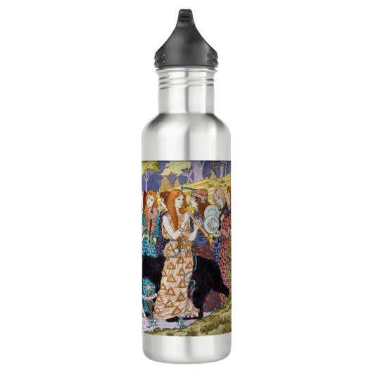 Eugene Grasset - Harmonisches Dekorationspanel Edelstahlflasche (Rechts)