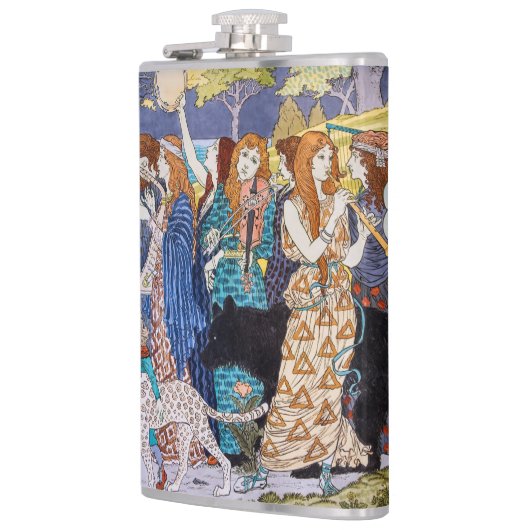 Eugene Grasset - Harmonisches Dekorationspanel Flachmann (Links)