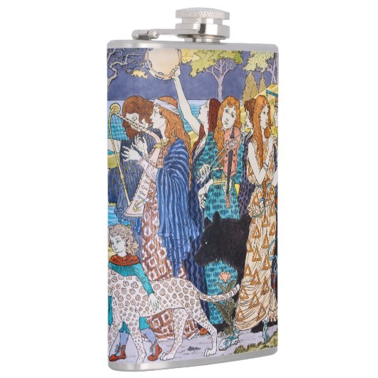 Eugene Grasset - Harmonisches Dekorationspanel Flachmann (Rechts)