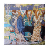 Eugene Grasset - Harmonisches Dekorationspanel Fliese (Vorderseite)