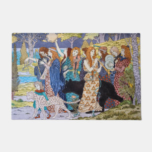 Eugene Grasset - Harmonisches Dekorationspanel Fußmatte