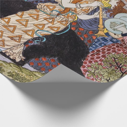 Eugene Grasset - Harmonisches Dekorationspanel Geschenkpapier (Ecke)