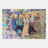 Eugene Grasset - Harmonisches Dekorationspanel Geschenkpapier Set (Vorderseite 3)