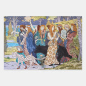 Eugene Grasset - Harmonisches Dekorationspanel Geschenkpapier Set (Vorderseite 2)