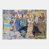 Eugene Grasset - Harmonisches Dekorationspanel Geschirrtuch (Horizontal)