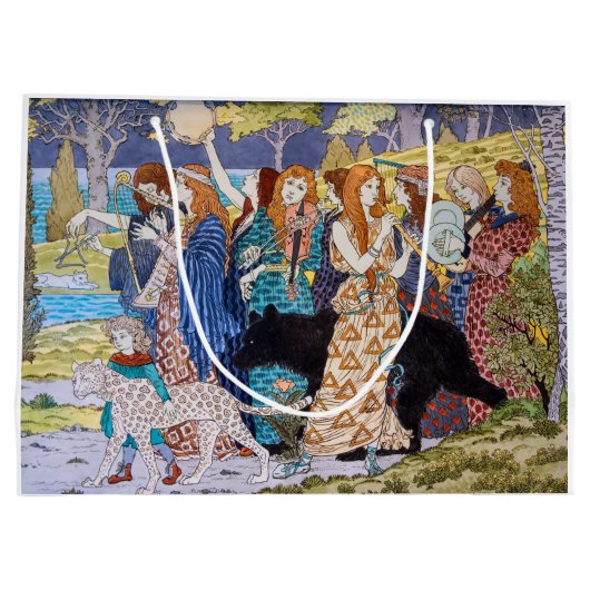 Eugene Grasset - Harmonisches Dekorationspanel Große Geschenktüte (Rückseite)