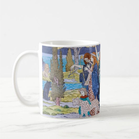Eugene Grasset - Harmonisches Dekorationspanel Kaffeetasse (Links)