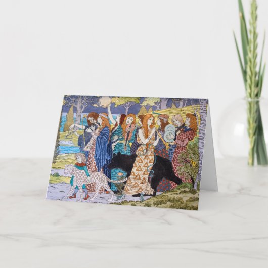 Eugene Grasset - Harmonisches Dekorationspanel Karte (Vorderseite)