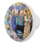 Eugene Grasset - Harmonisches Dekorationspanel Keramikknauf (Rechts)