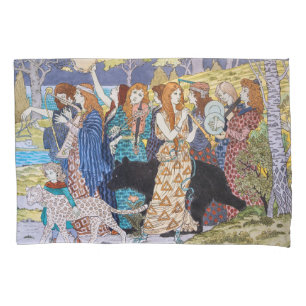 Eugene Grasset - Harmonisches Dekorationspanel Kissenbezug