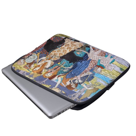 Eugene Grasset - Harmonisches Dekorationspanel Laptopschutzhülle (Vorne Knopf)