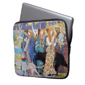 Eugene Grasset - Harmonisches Dekorationspanel Laptopschutzhülle (Vorderseite Links)